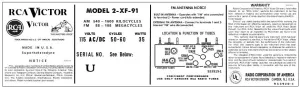 RCA-2XF91