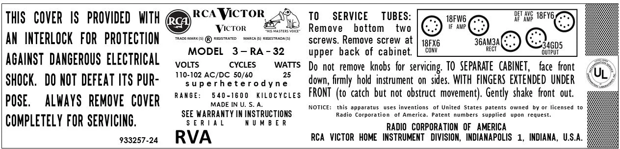 RCA-3RA32