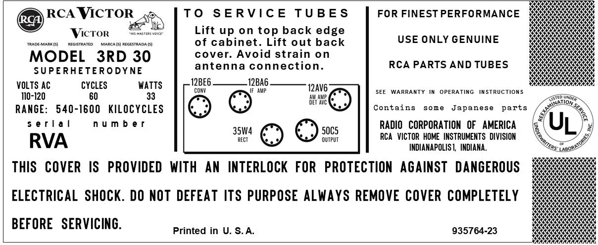 RCA-3RD-30