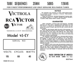 RCA-45EY-CH-132F