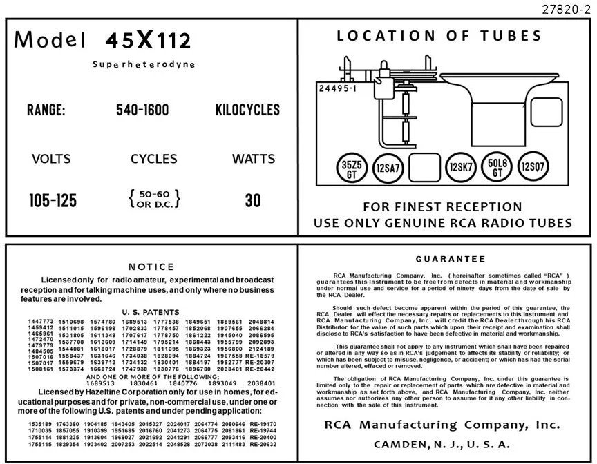 RCA-45X112