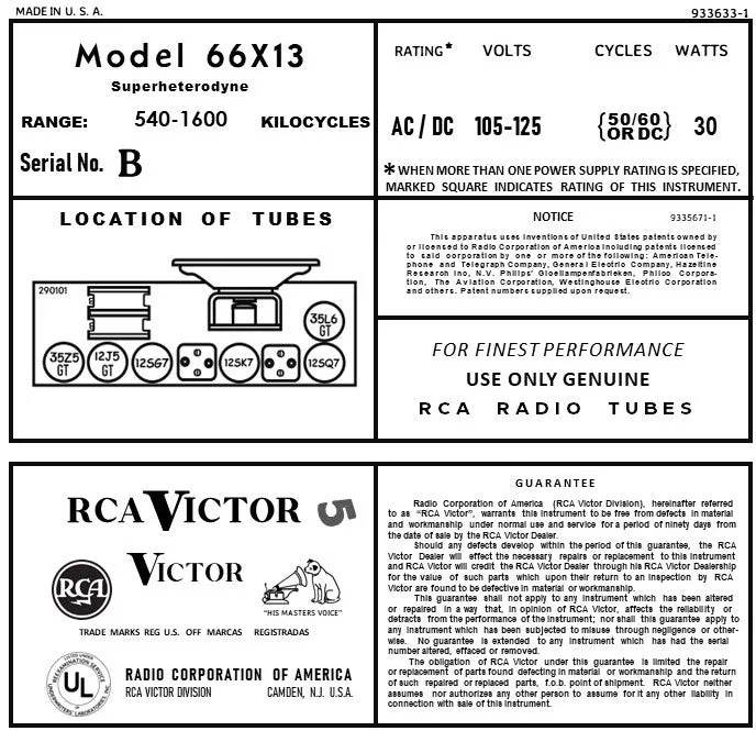 RCA-66X13