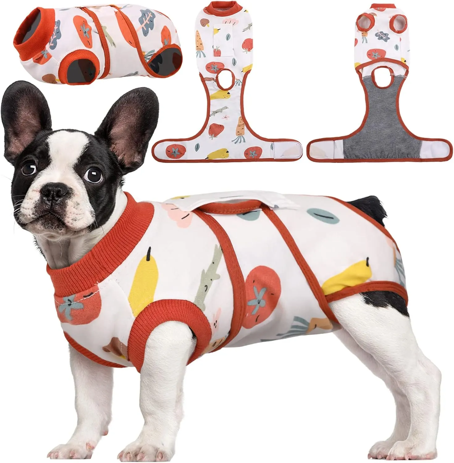 Recovery Suit for Dogs Cats After Surgery, Prevent Licking Dog Onesies