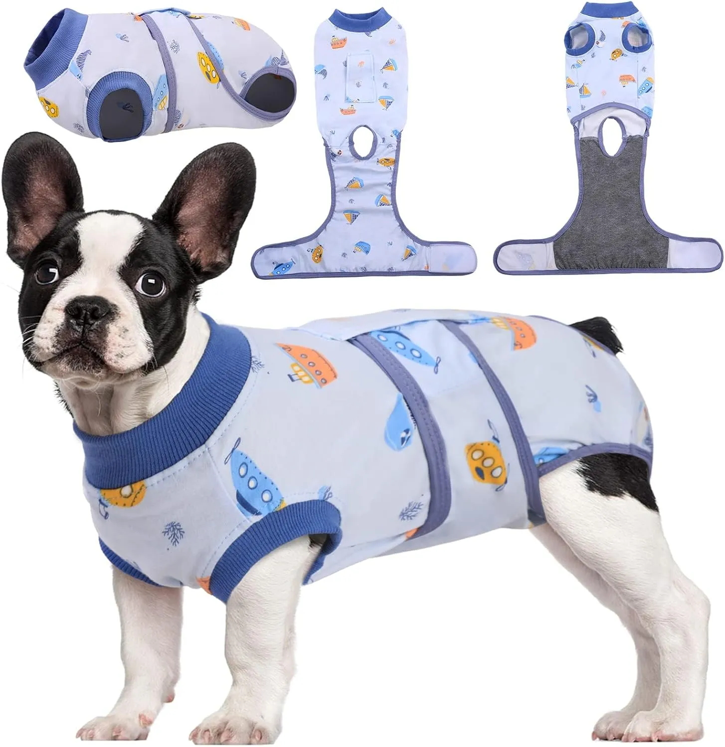 Recovery Suit for Dogs Cats After Surgery, Prevent Licking Dog Onesies