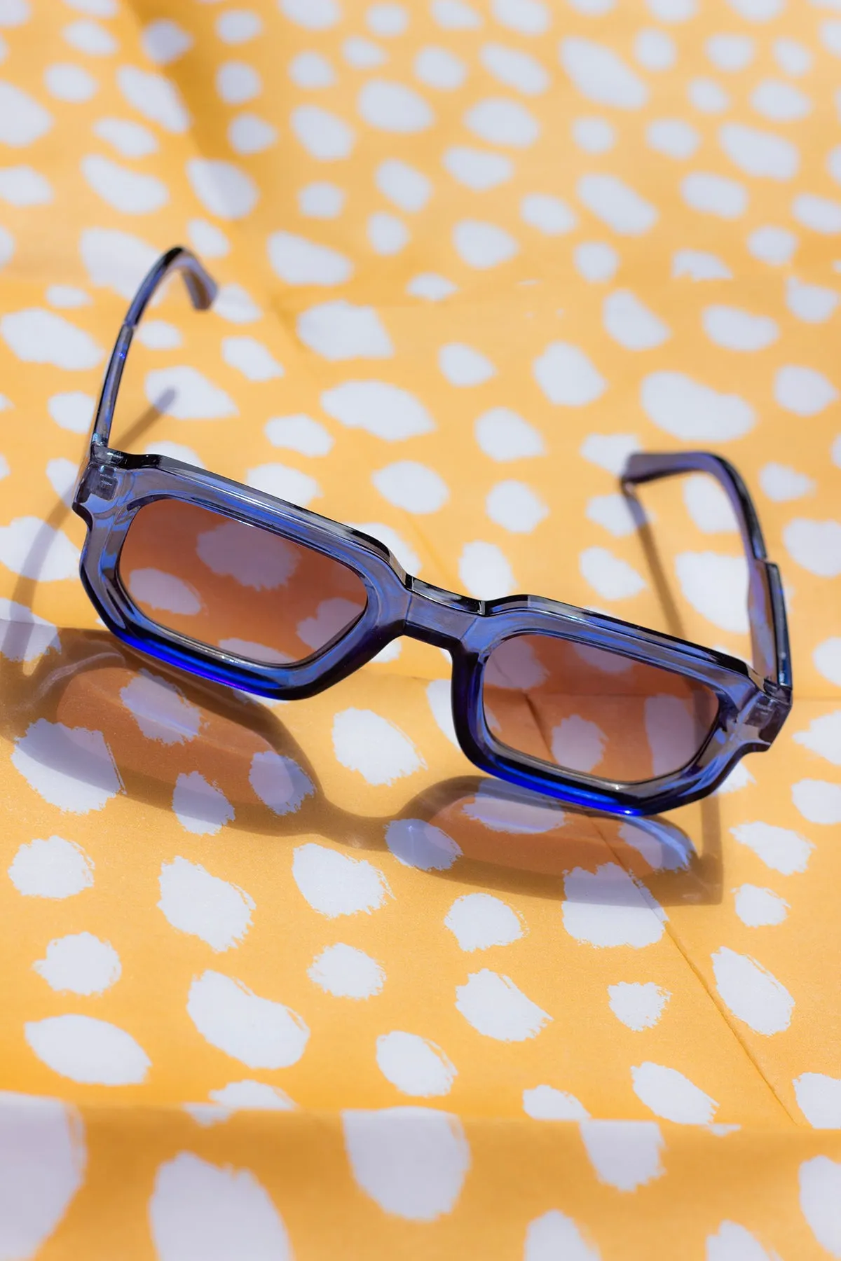 Rectangle Tube Frame Sunglasses