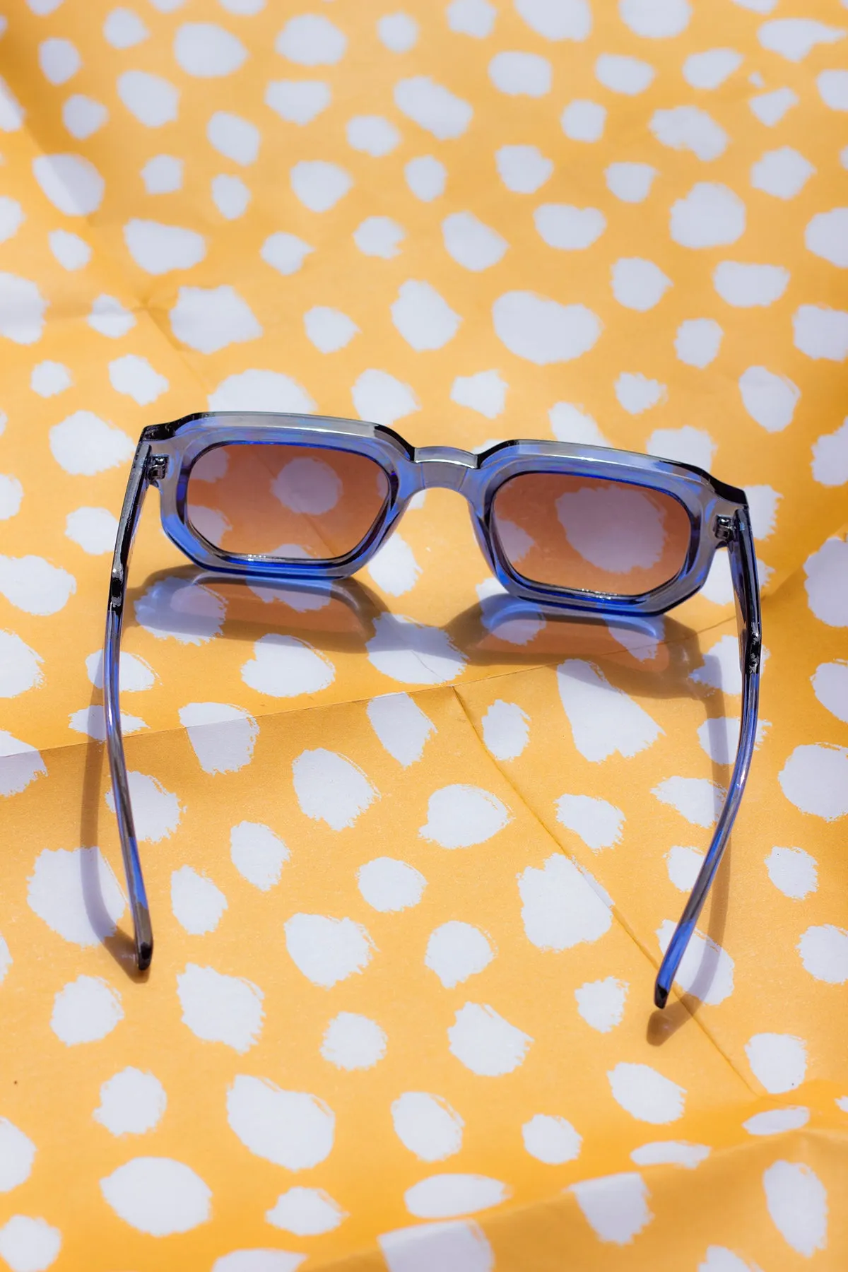 Rectangle Tube Frame Sunglasses
