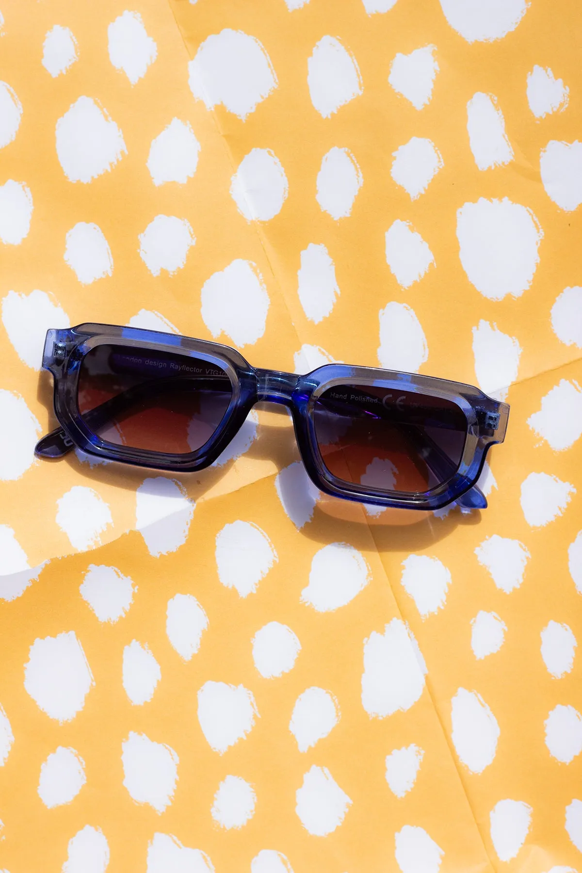 Rectangle Tube Frame Sunglasses