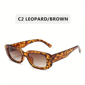 Rectangular Retro 90'S Vintage Sunglasses