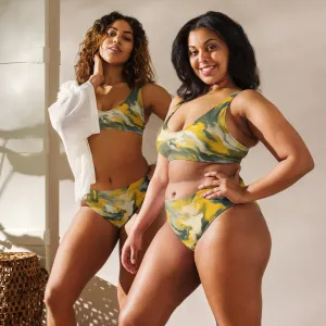 Recycled High-Waisted Bikini - Tie Dye