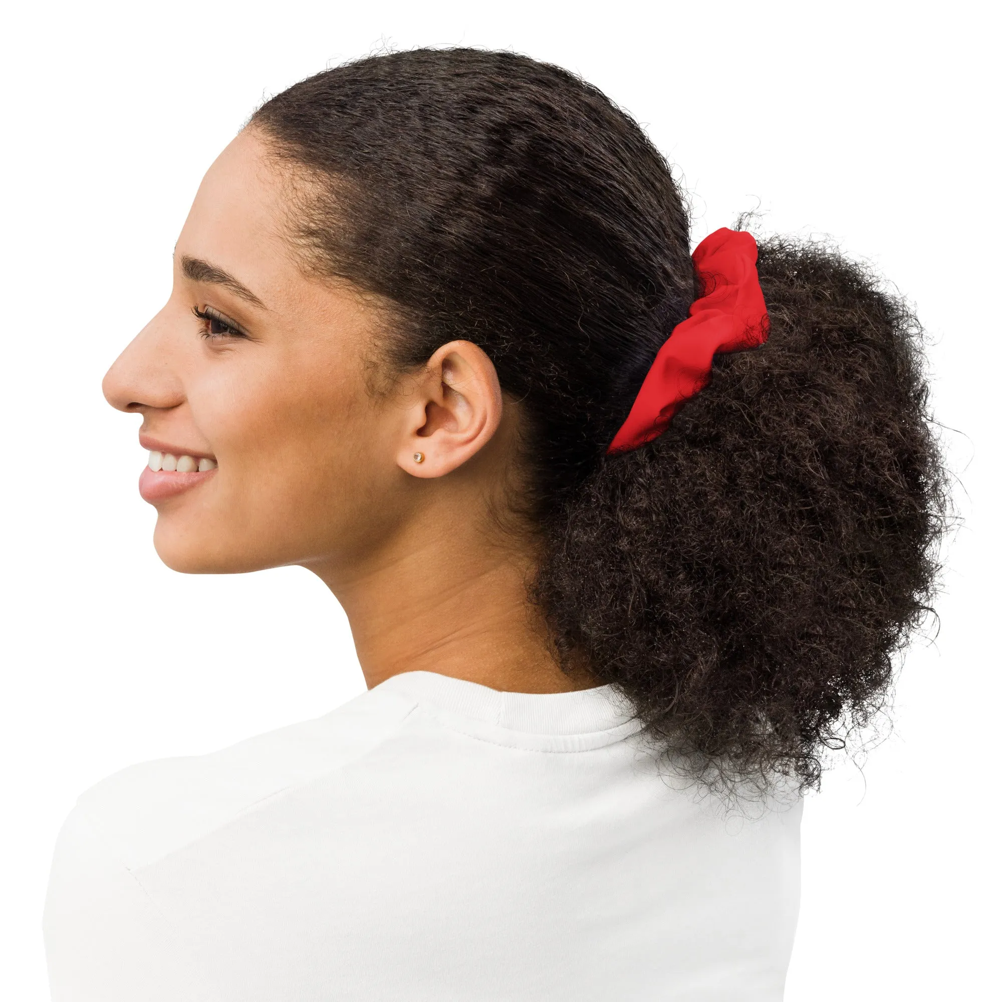 Recycled Scrunchie - Red