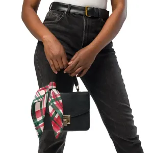 Red Striped Bandana Trendy Fashion Statement