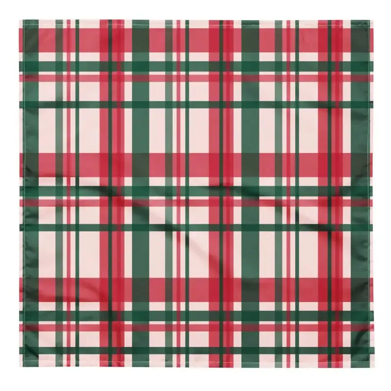 Red Striped Bandana Trendy Fashion Statement