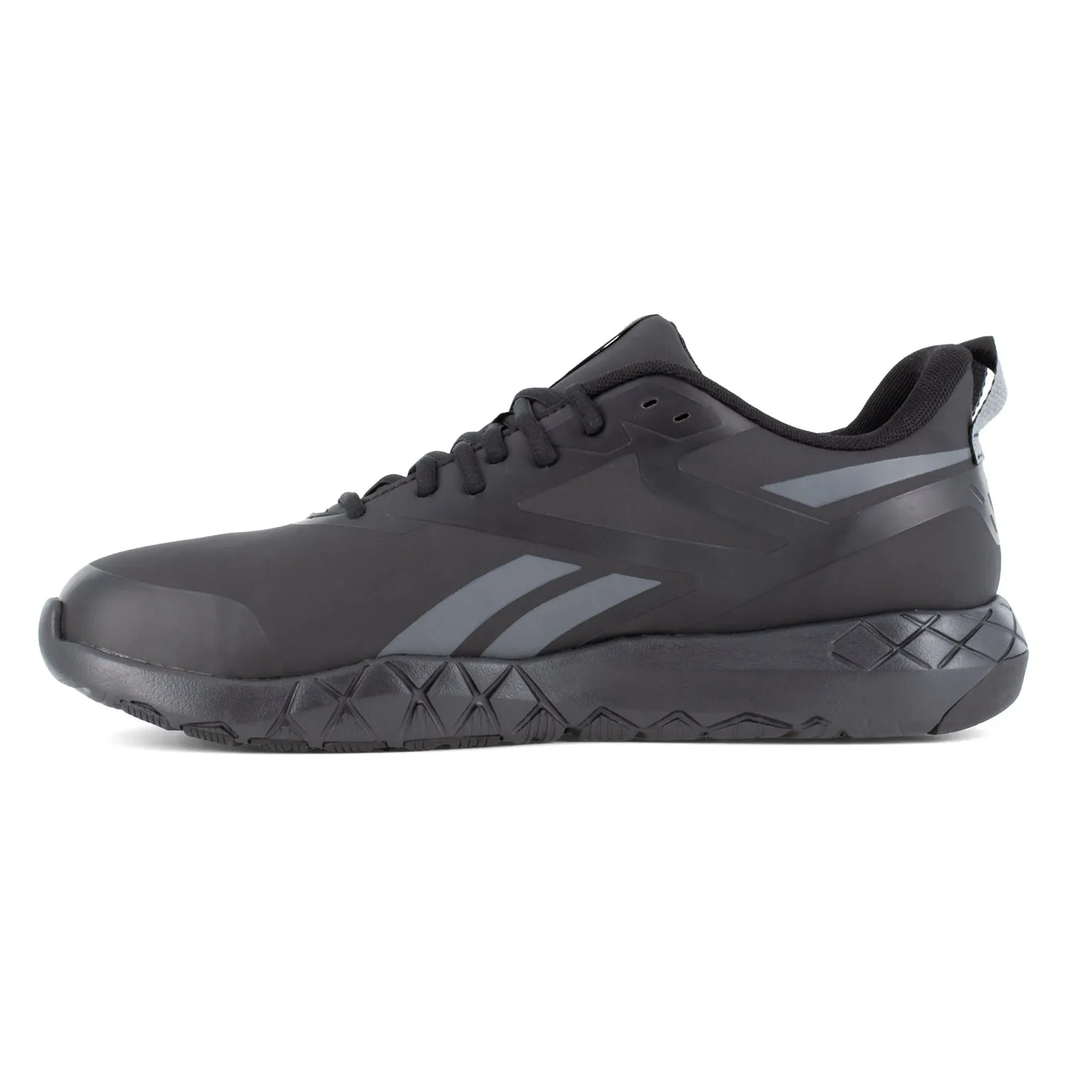 Reebok Mens Flexagon Force XL Black Microfiber Athletic Work Shoes 14 6E
