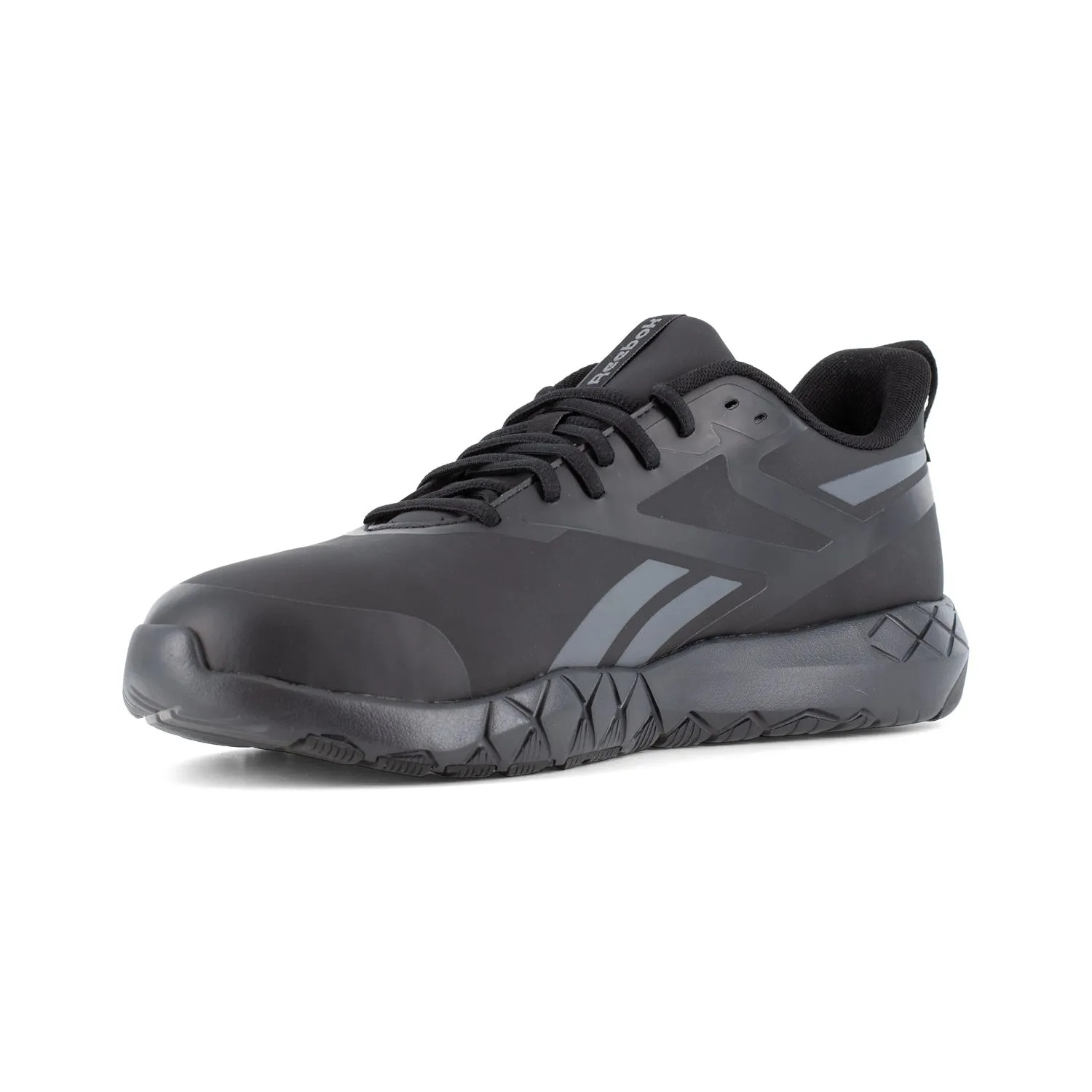 Reebok Mens Flexagon Force XL Black Microfiber Athletic Work Shoes 14 6E