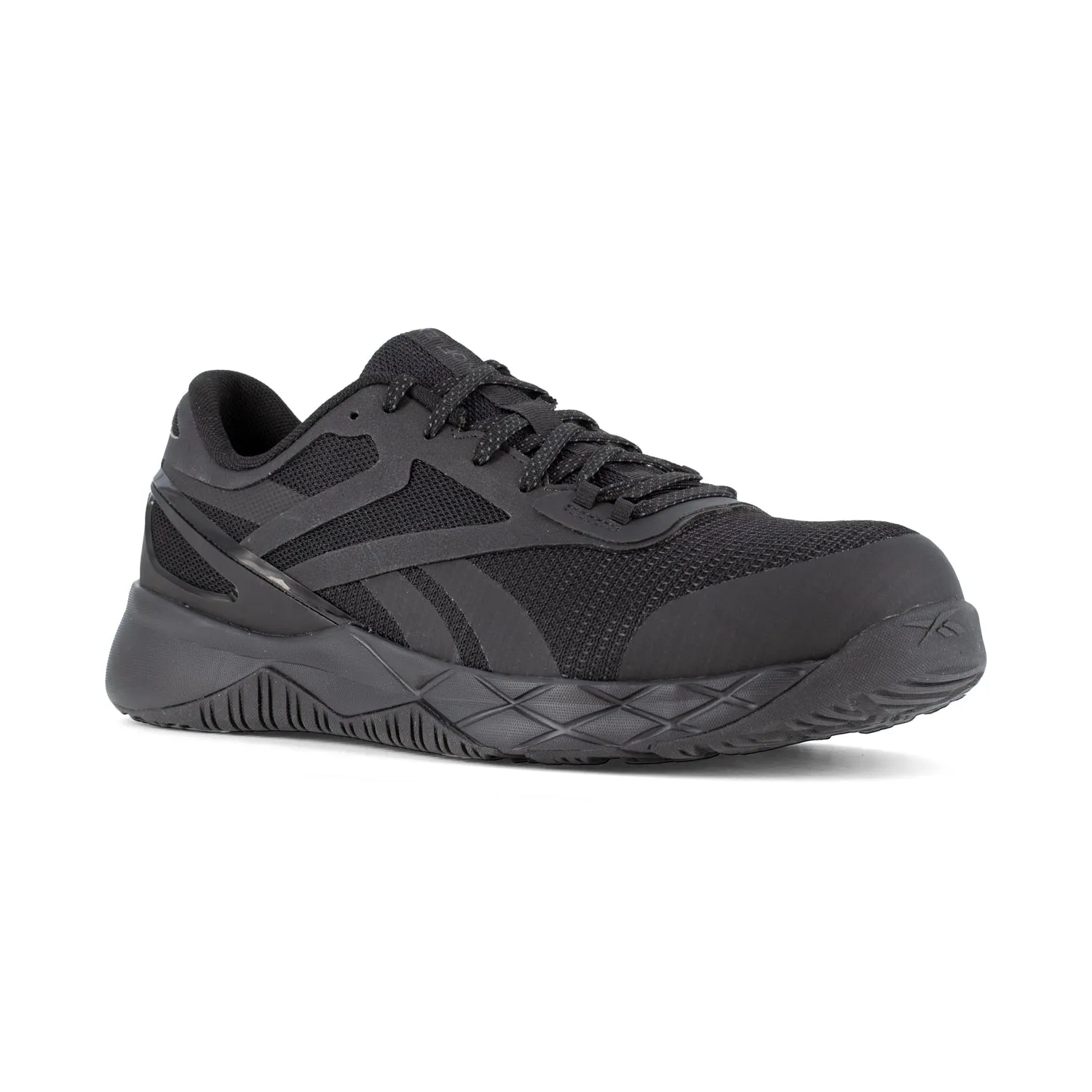 Reebok Womens Nanoflex TR Black Mesh CT EH Athletic Work Shoes 9.5 W