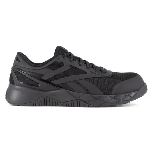 Reebok Womens Nanoflex TR Black Mesh CT EH Athletic Work Shoes 9.5 W