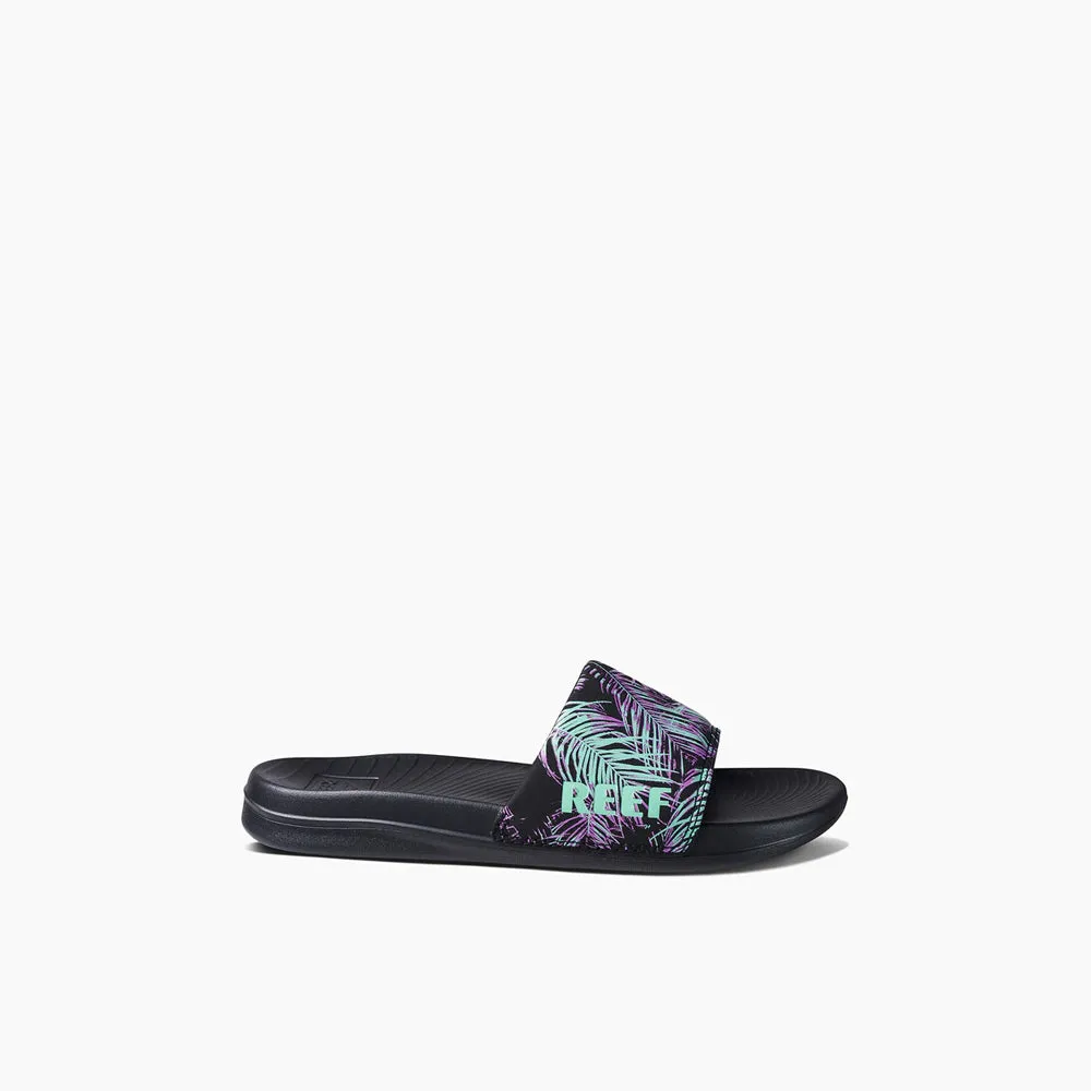 Reef Girls One Slide Sandals  - Palmia