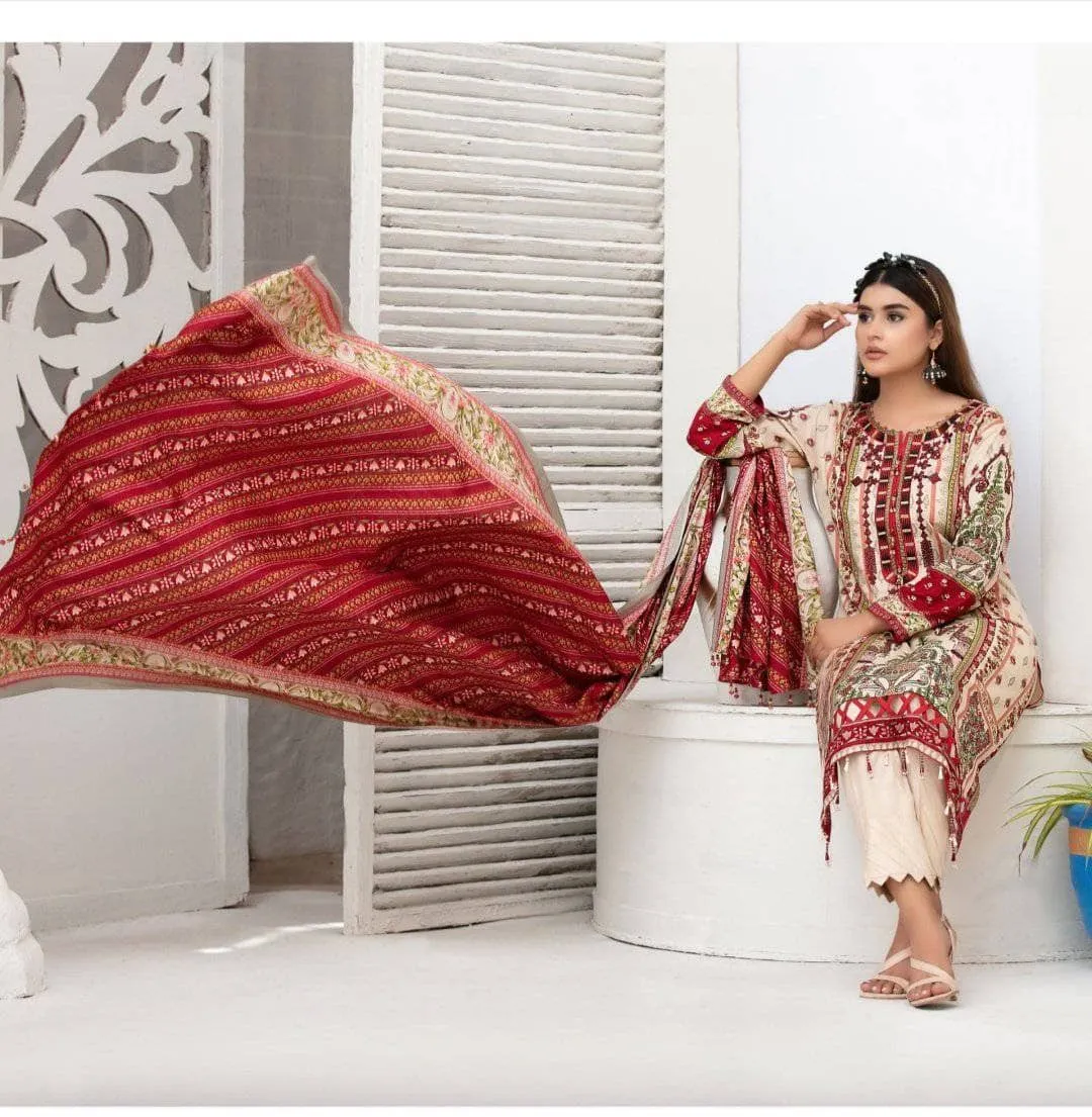 Restocked/Amna Sohail Dilara Linen
