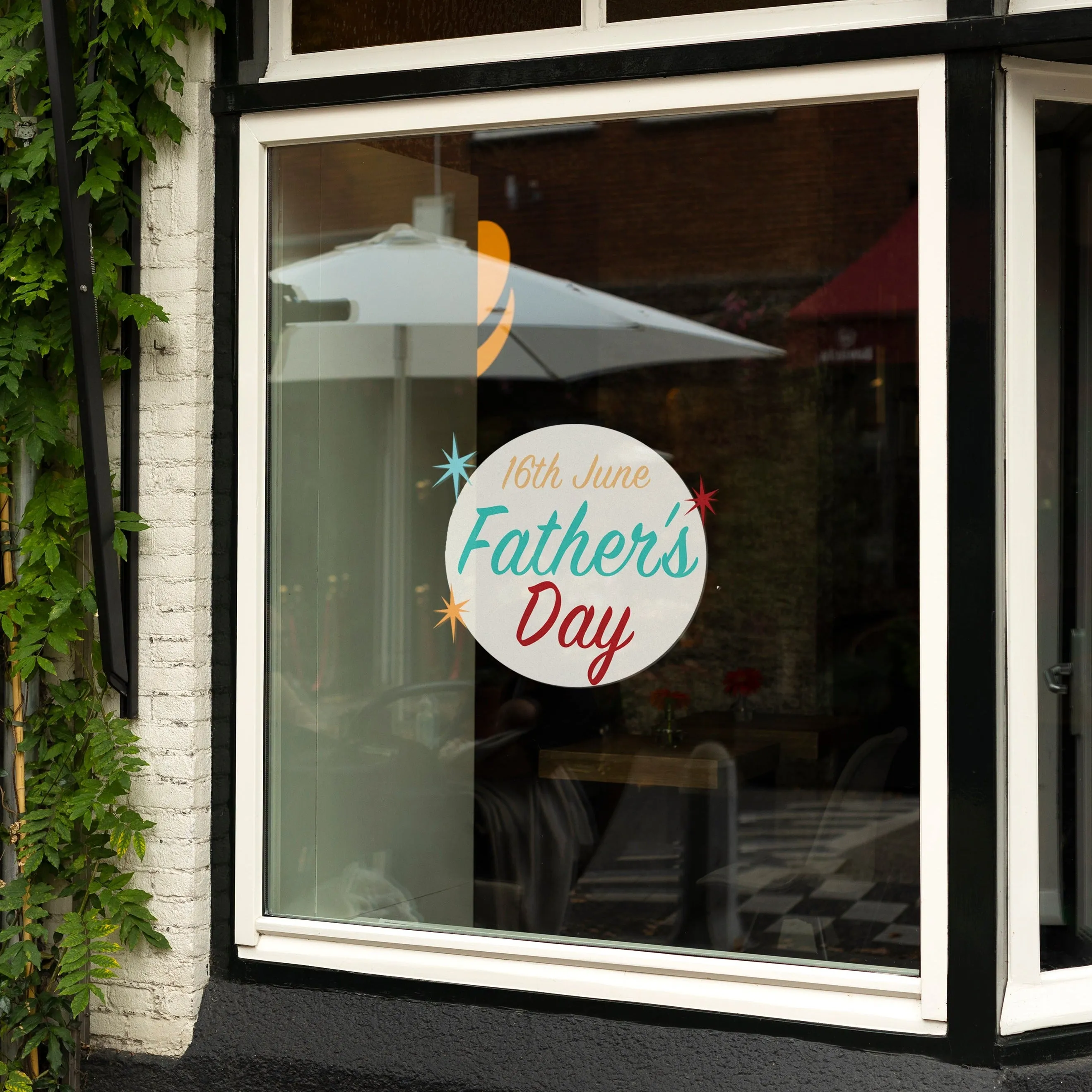 Retro Father's Day Retail Graphics