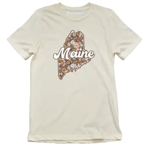 Retro Floral Maine