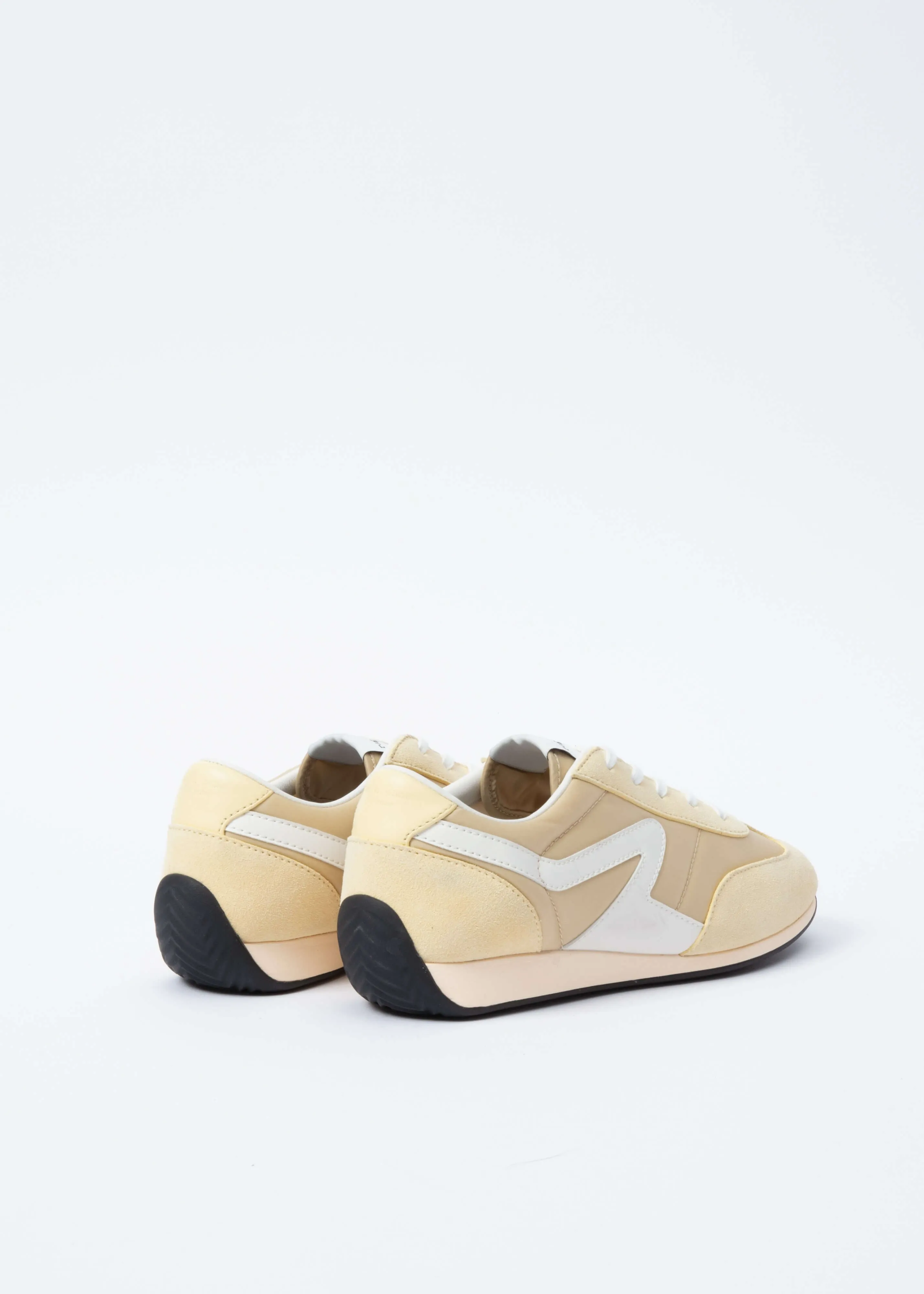 Retro Runner Sneaker in Cream Multi