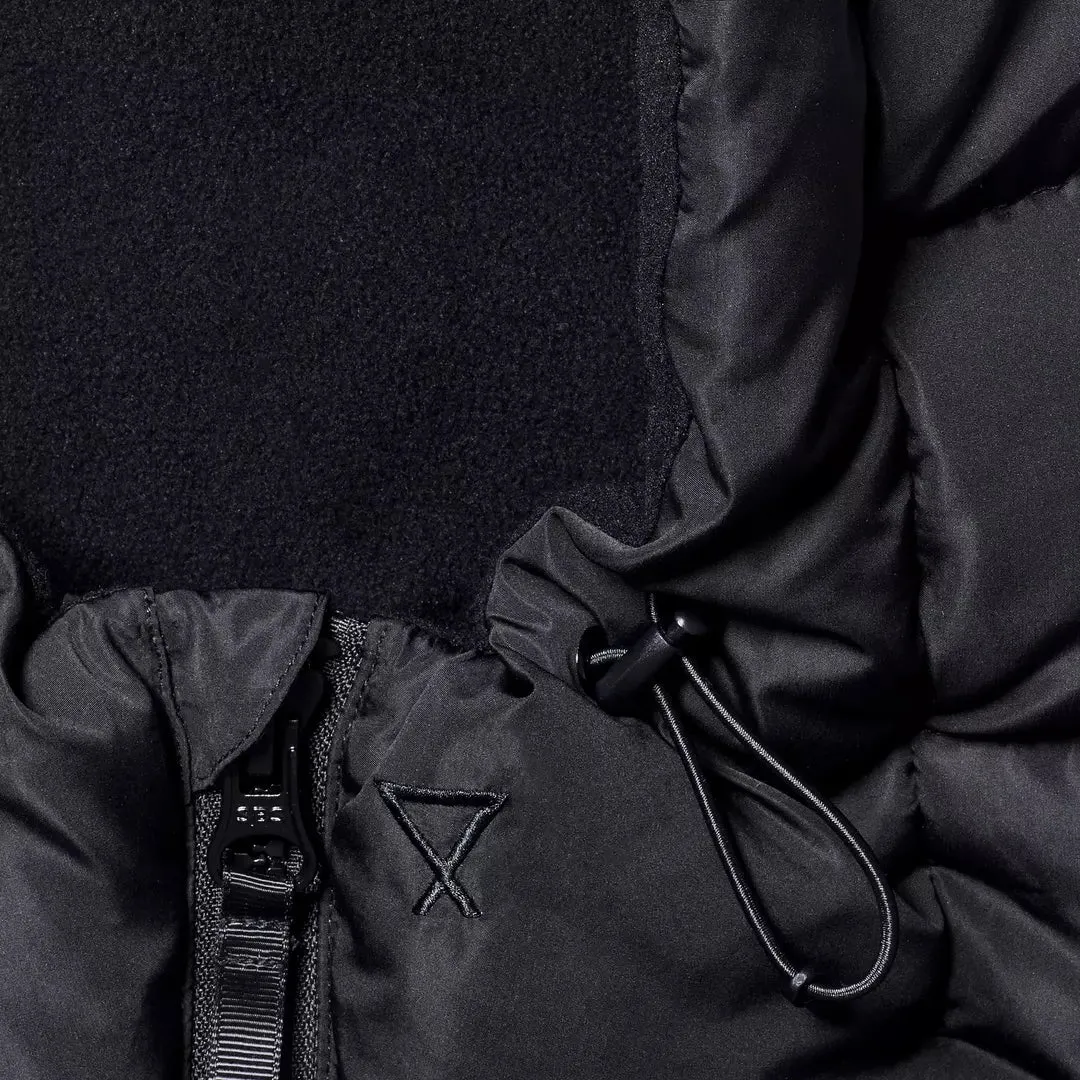 Reversible Pull-on Hood - Black with Fleece Lining by Fudoon