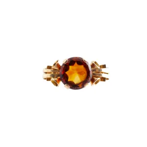 Ribbon Curl Orange Topaz Ring