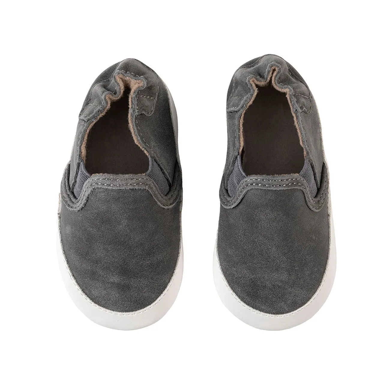 Robeez Liam Basic Soft Soles - Charcoal