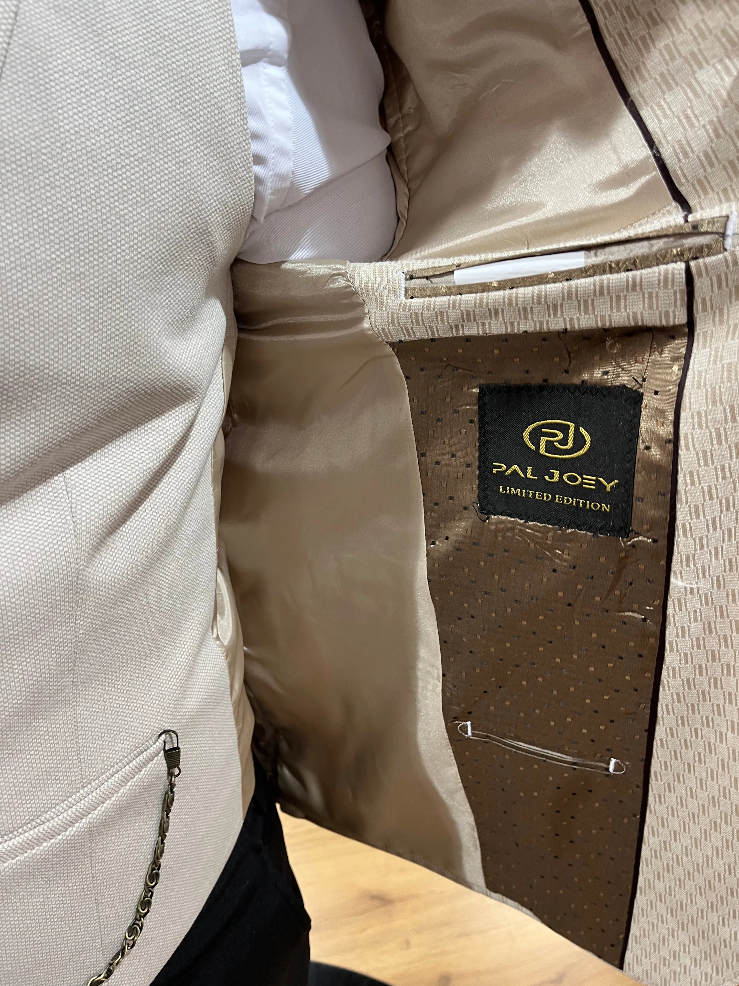 Robson - Cream/Beige 3 Piece Suit
