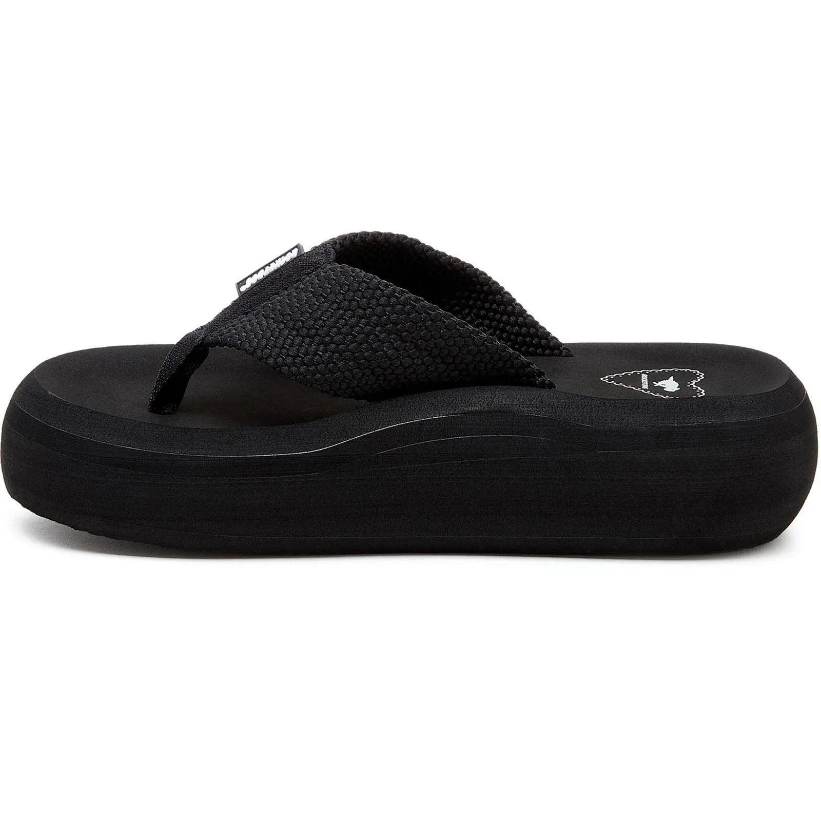 Rocket Dog Sandy Webbing Textile Women's Black Sandals