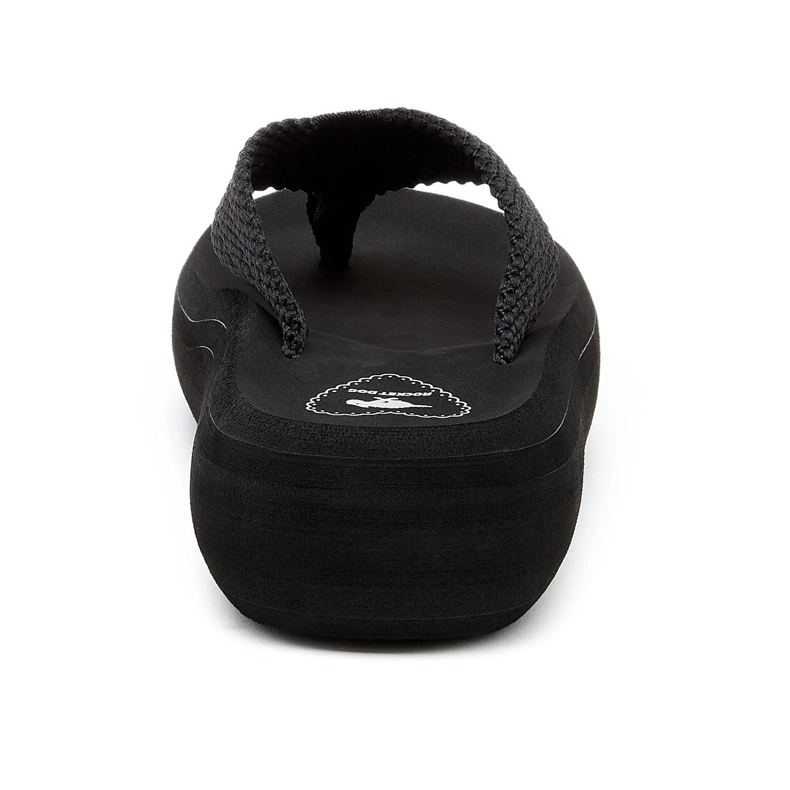 Rocket Dog Sandy Webbing Textile Women's Black Sandals