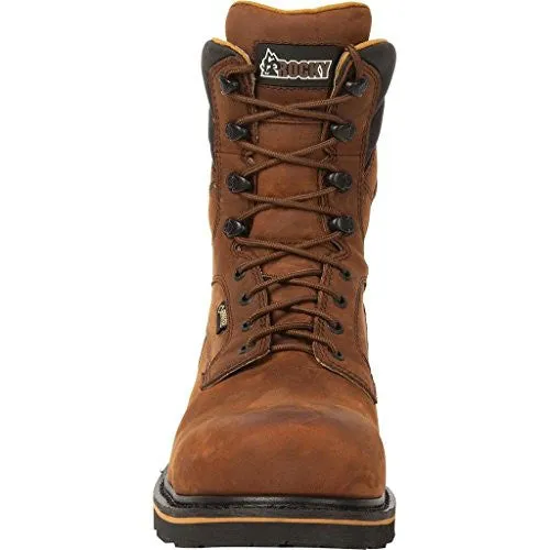 Rocky Men's 8" Governor Composite Boots Brown