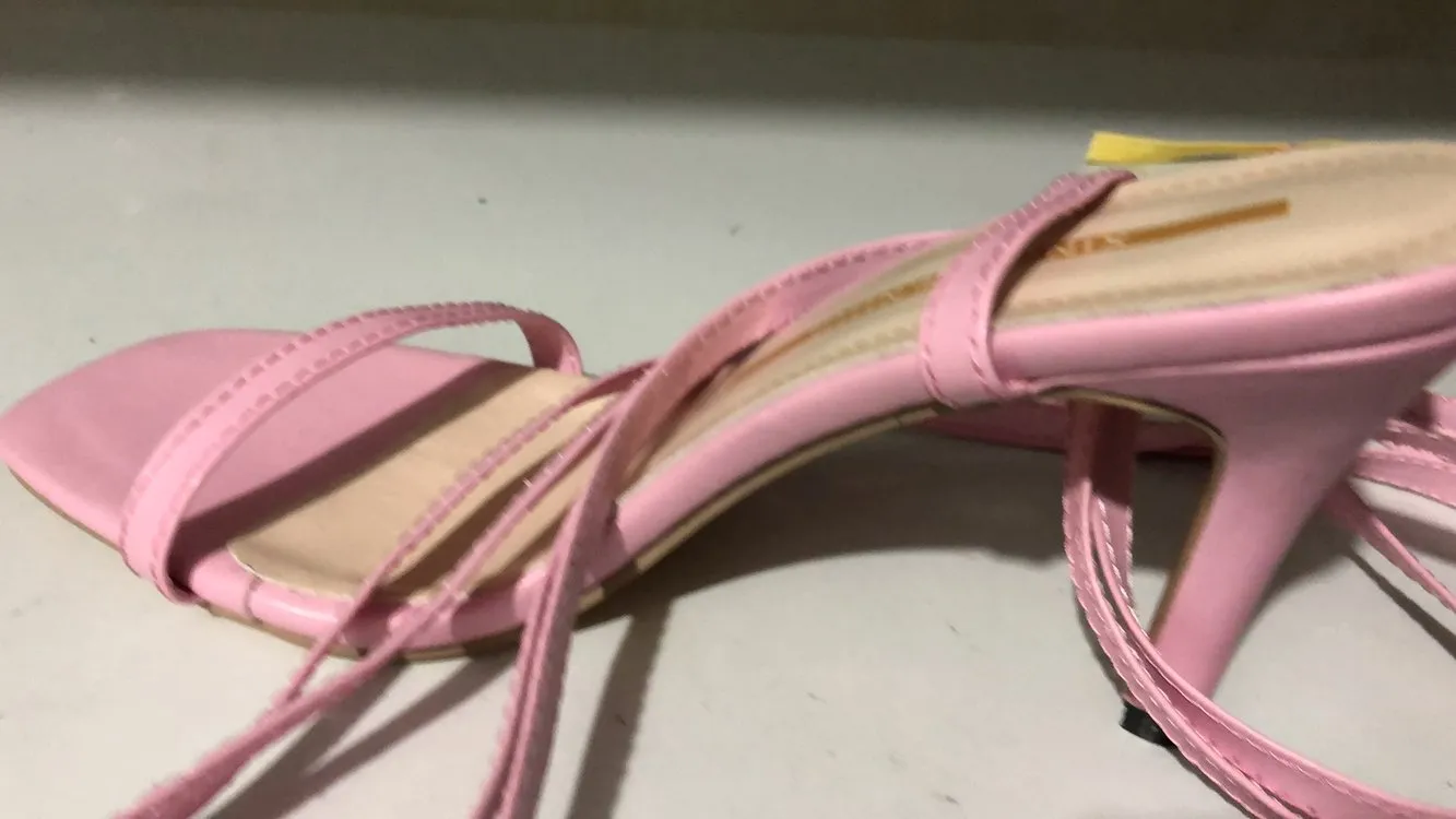 Roman Square Toe Stiletto Sandals