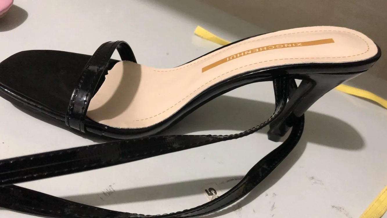 Roman Square Toe Stiletto Sandals