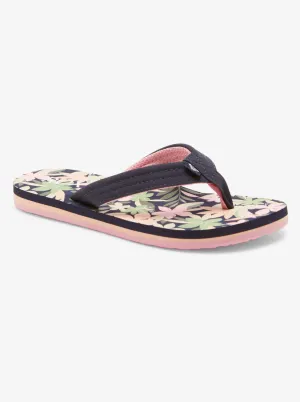 Roxy Girls Vista Loreto Sandals - Lt Navy/Pink