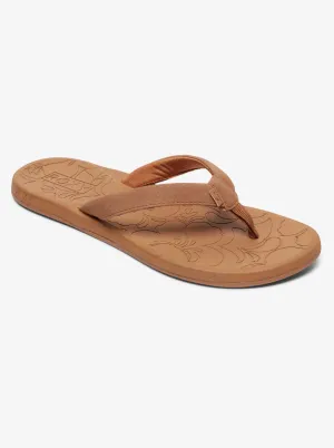 Roxy Womens Vickie Flip-Flops - Tan