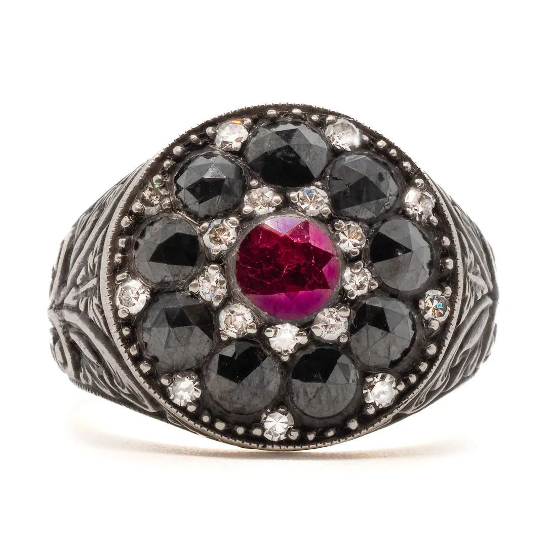 RUBY SIGNET RING