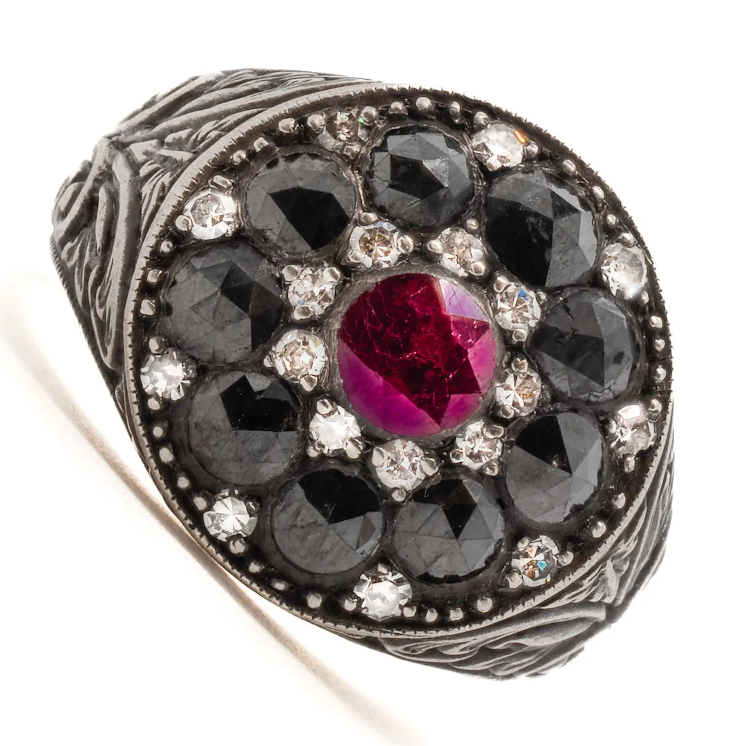 RUBY SIGNET RING