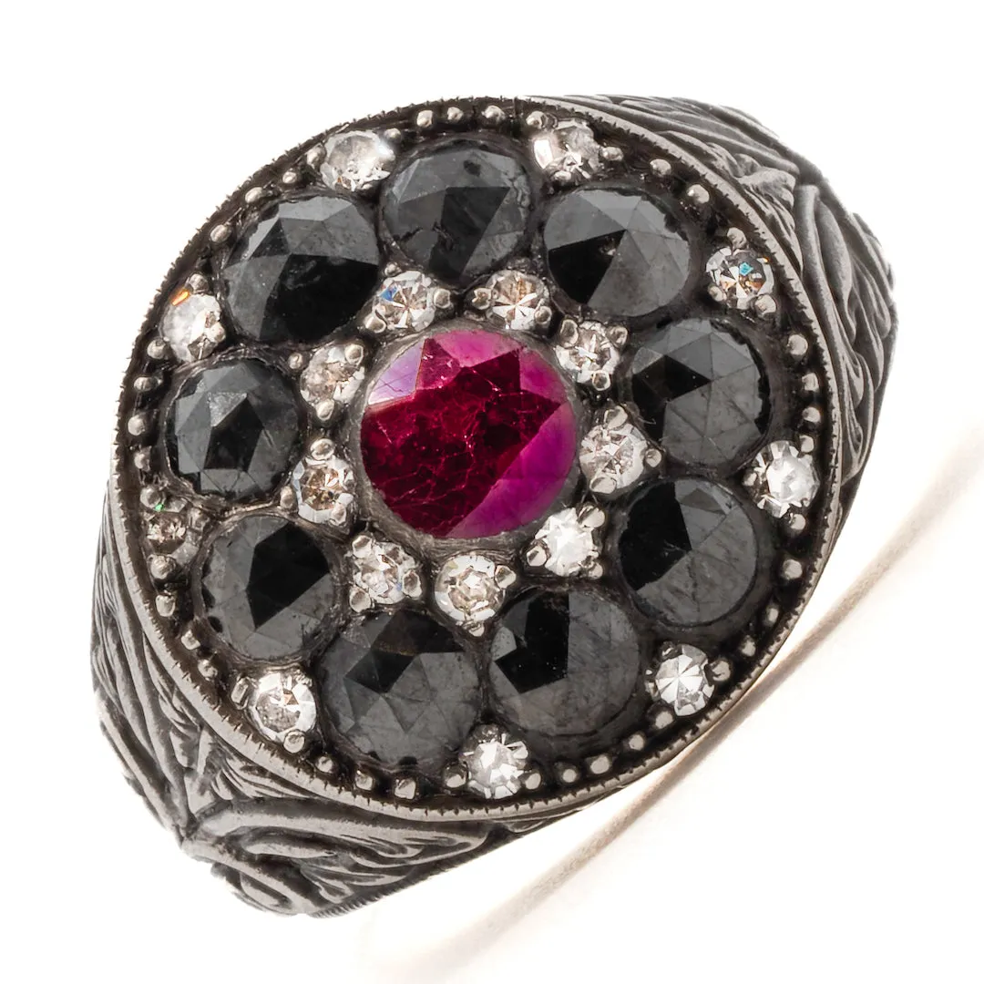 RUBY SIGNET RING