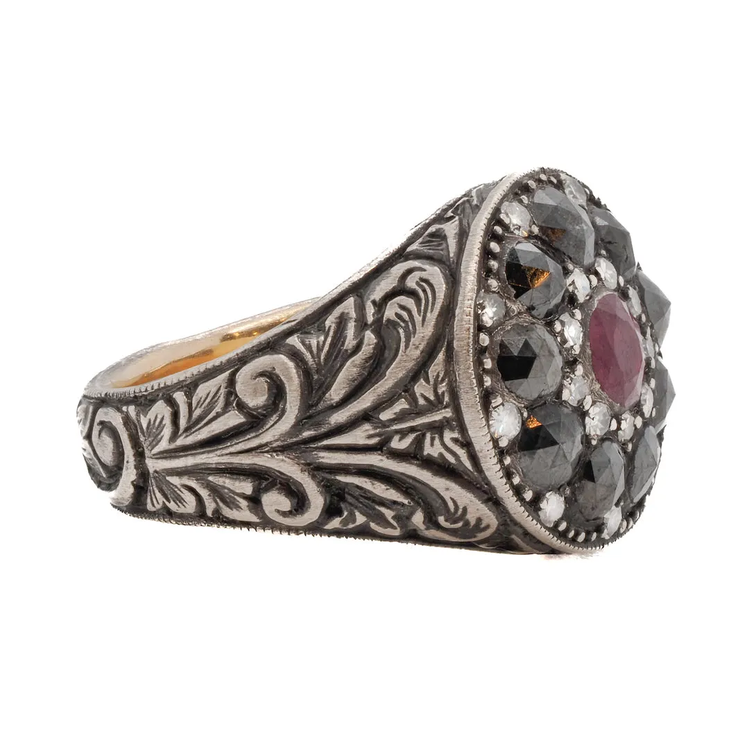 RUBY SIGNET RING