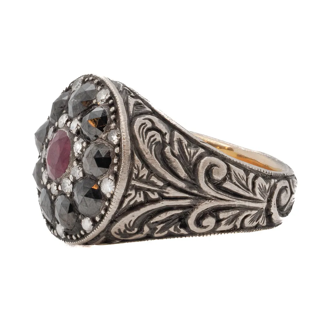 RUBY SIGNET RING