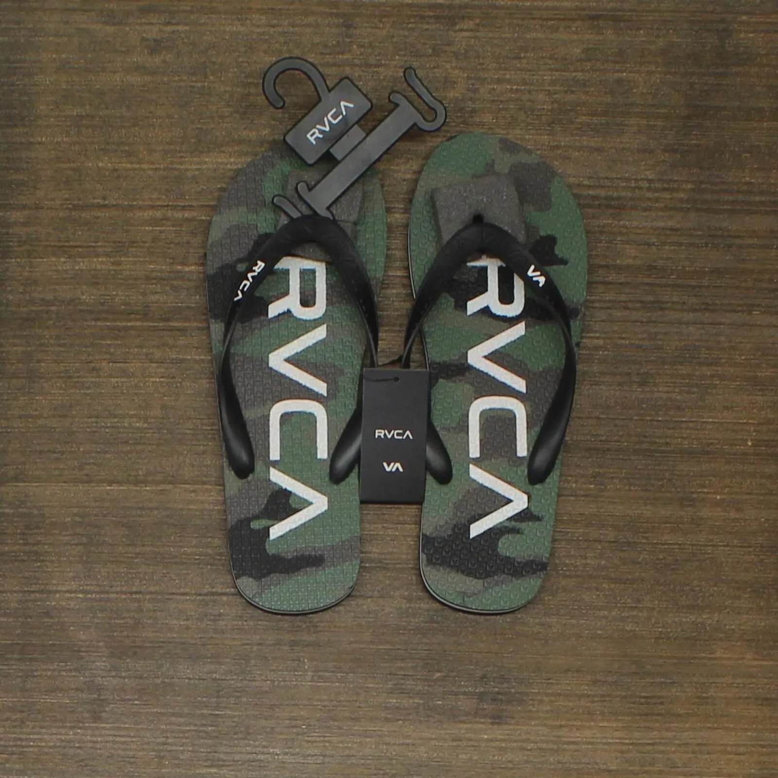 Rvca Men's Trenchtown Basic Sandals Flip Flops MFOTTRTR