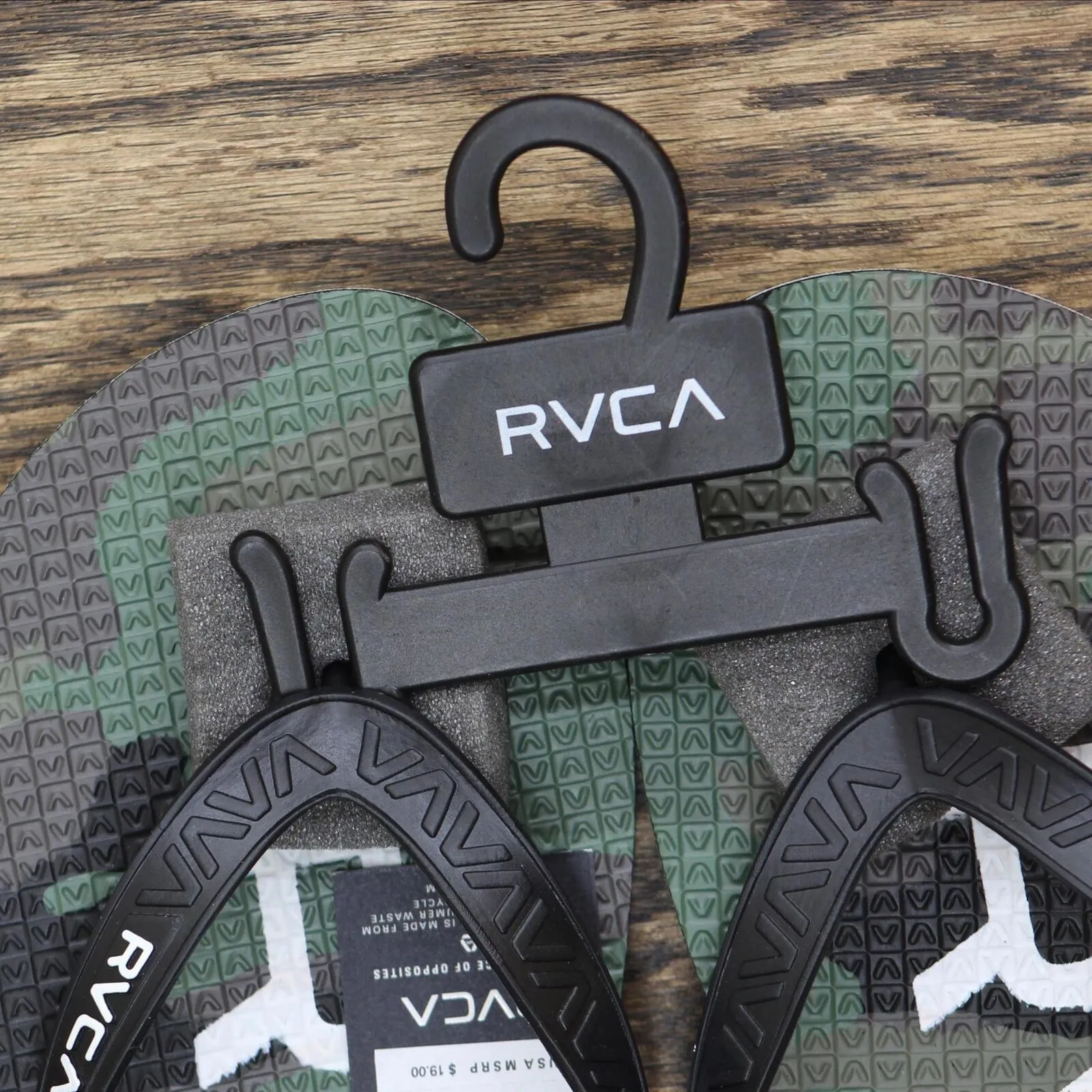 Rvca Men's Trenchtown Basic Sandals Flip Flops MFOTTRTR