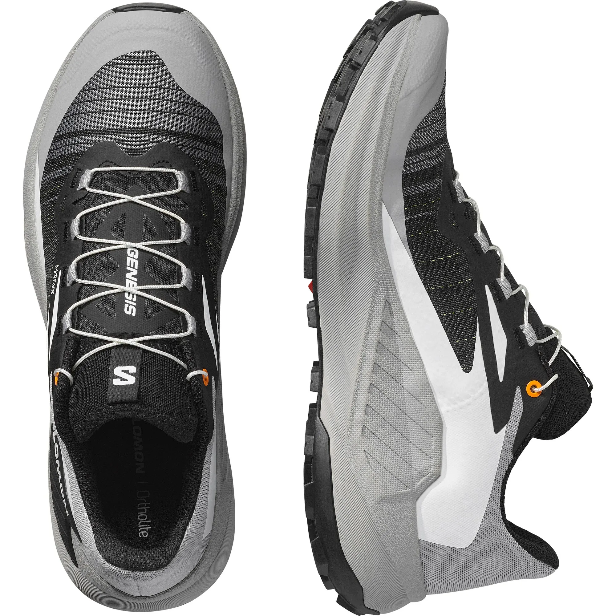 Salomon Men's Genesis - Black/Alloy/Turmeric