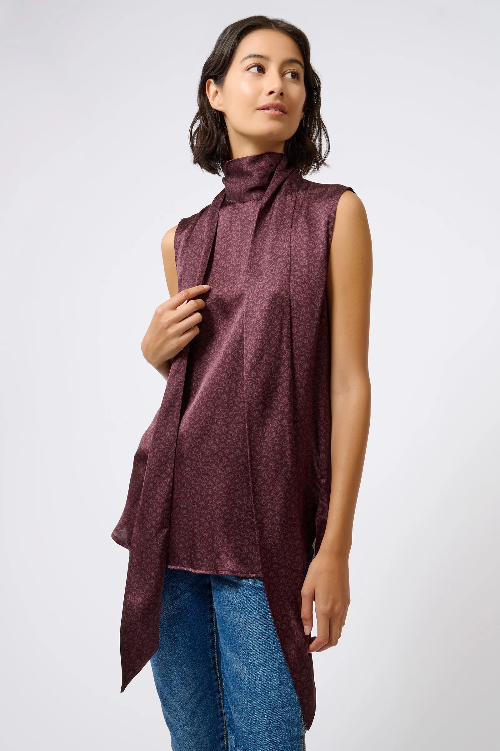 Scarf Shell - Luna Bordeaux