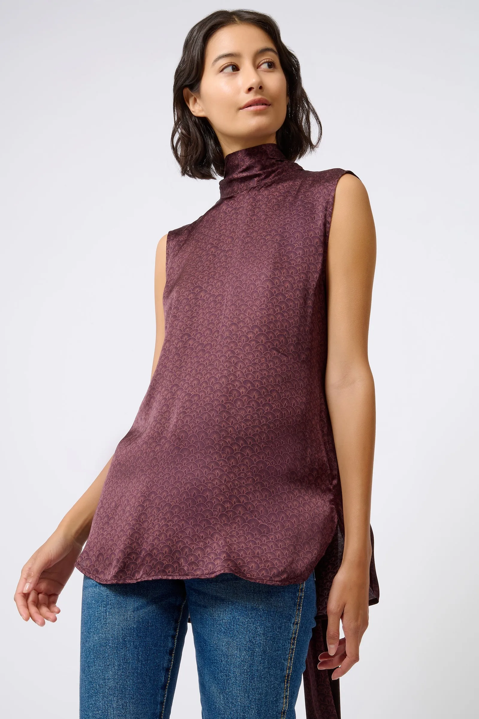 Scarf Shell - Luna Bordeaux