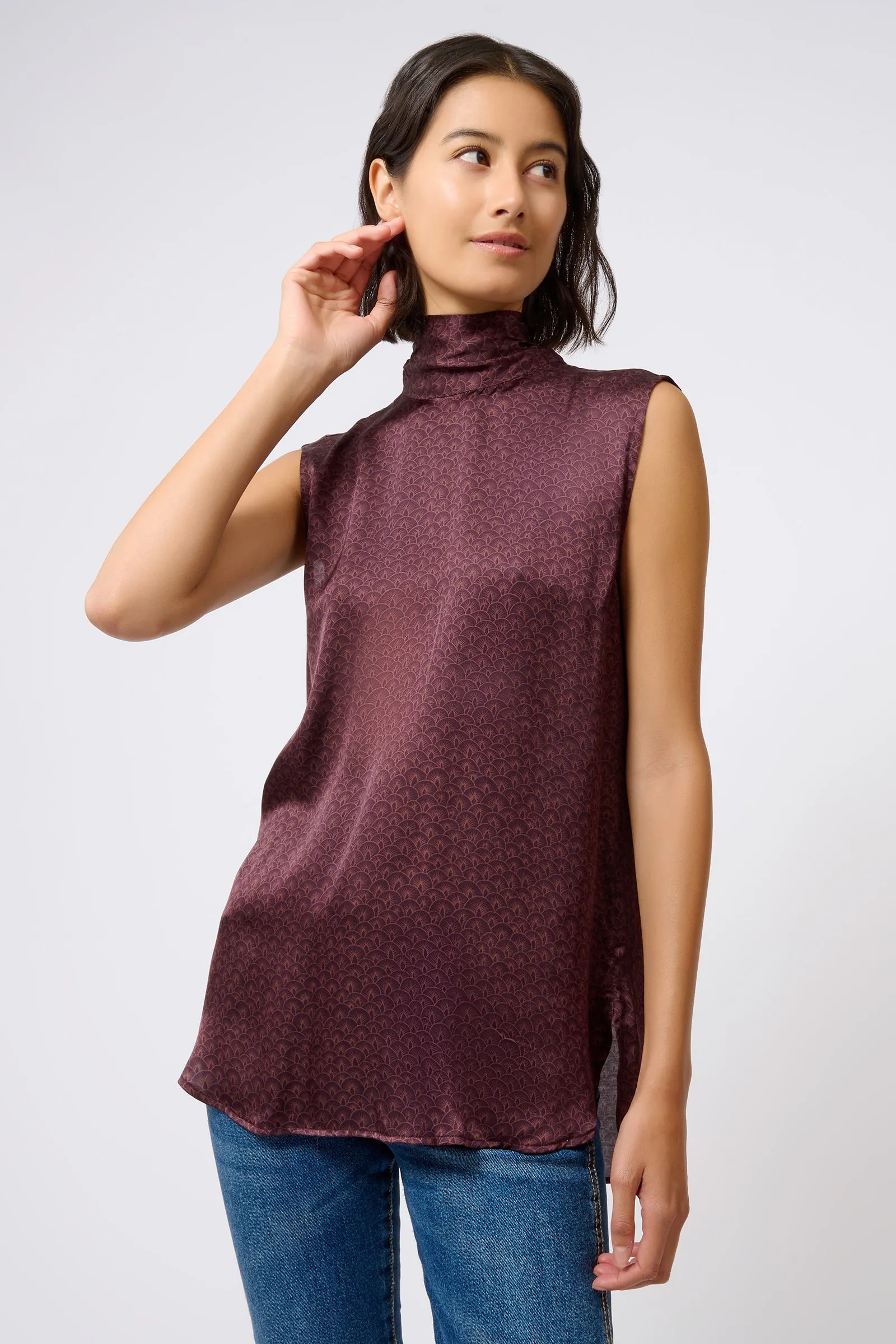 Scarf Shell - Luna Bordeaux