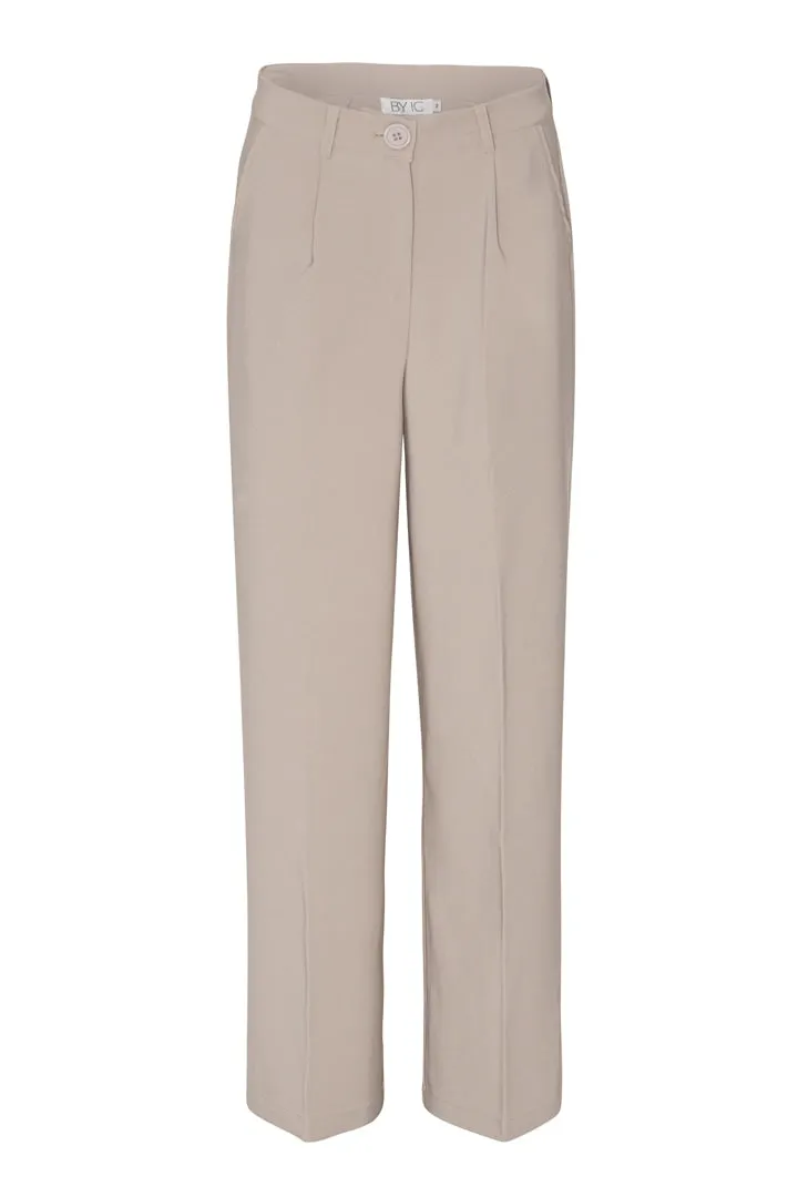 SelmaIC Wide Bukser - Lys Beige