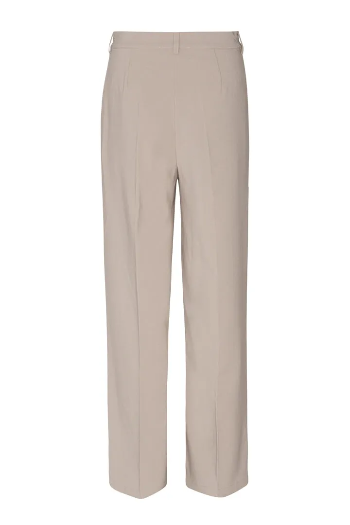 SelmaIC Wide Bukser - Lys Beige