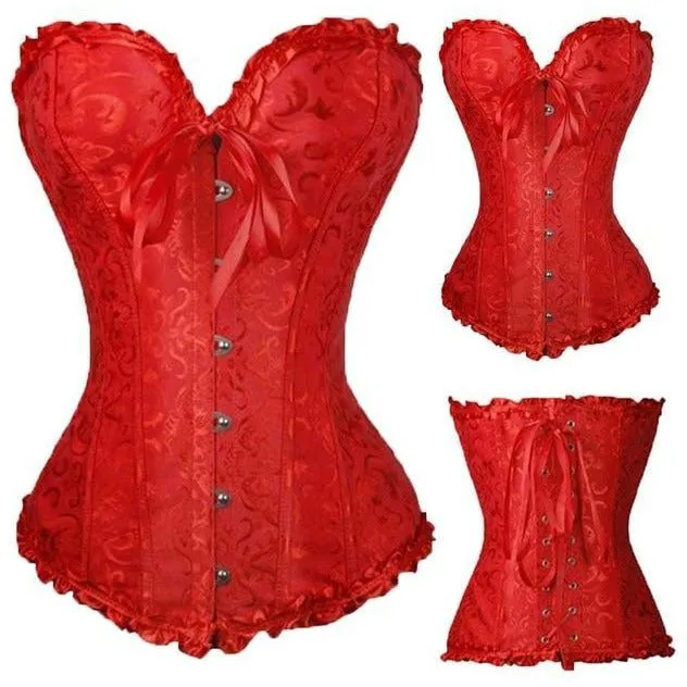 Sexy Overbust Corset – 10 Designs - 9 Sizes